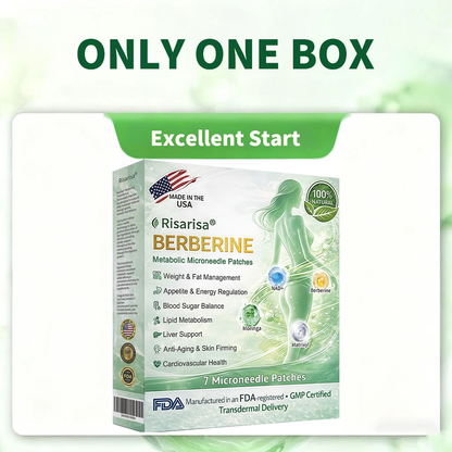 ⏳ Limited-time offer | Risarisa® BERBERINE ❤️ Nano Patch Solution A comprehensive, pain-free, and non-exhausting approach to support obesity, fatty liver, high blood pressure, inflammation, and joint pain — all in one protocol.🍃🎑🪴🌱