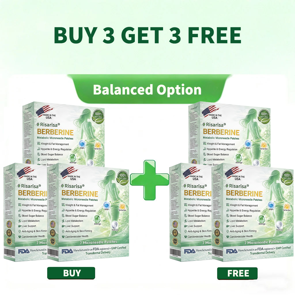 ⏳ Limited-time offer | Risarisa® BERBERINE ❤️ Nano Patch Solution A comprehensive, pain-free, and non-exhausting approach to support obesity, fatty liver, high blood pressure, inflammation, and joint pain — all in one protocol.🍃🎑🪴🌱