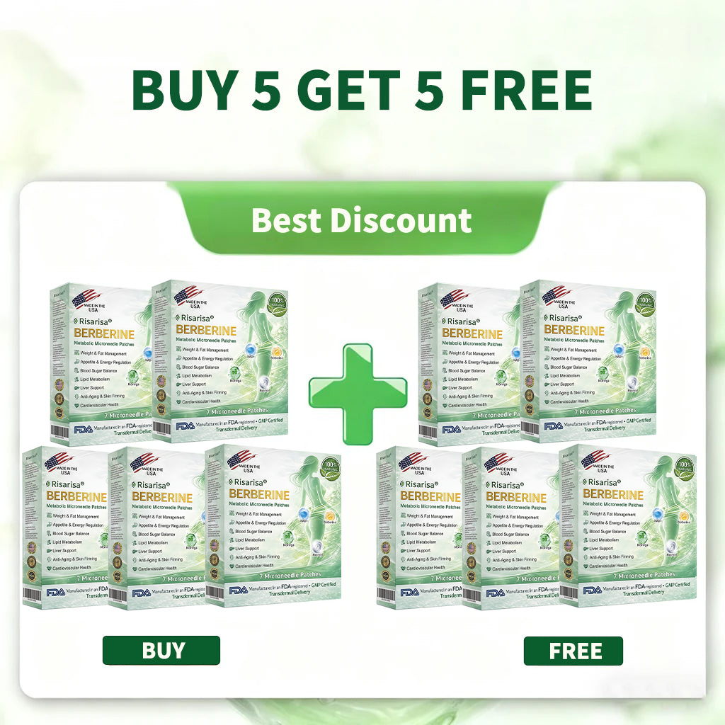 ⏳ Limited-time offer | Risarisa® BERBERINE ❤️ Nano Patch Solution A comprehensive, pain-free, and non-exhausting approach to support obesity, fatty liver, high blood pressure, inflammation, and joint pain — all in one protocol.🍃🎑🪴🌱