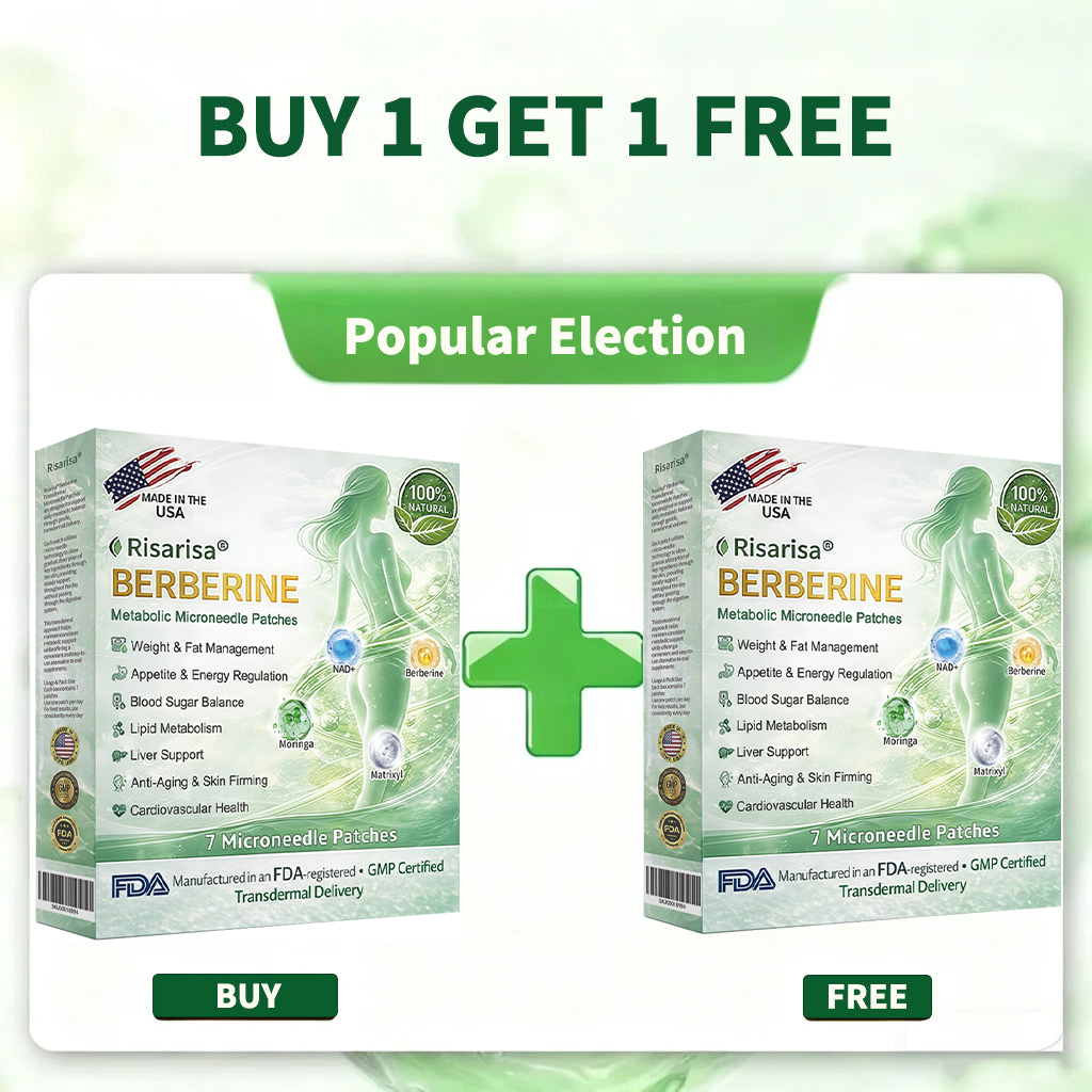 ⏳ Limited-time offer | Risarisa® BERBERINE ❤️ Nano Patch Solution A comprehensive, pain-free, and non-exhausting approach to support obesity, fatty liver, high blood pressure, inflammation, and joint pain — all in one protocol.🍃🎑🪴🌱
