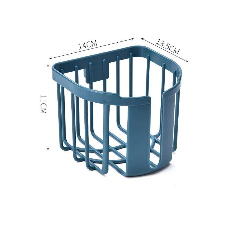 Punch - Free Toilet Paper Shelf Bathroom Kitchen Tissue Box Wall - Mounted Sticky Paper Storage Box Toilet Paper Holder Roll Paper - ADFIRE