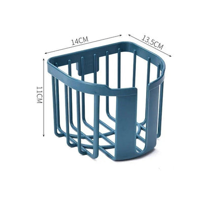 Punch - Free Toilet Paper Shelf Bathroom Kitchen Tissue Box Wall - Mounted Sticky Paper Storage Box Toilet Paper Holder Roll Paper - ADFIRE
