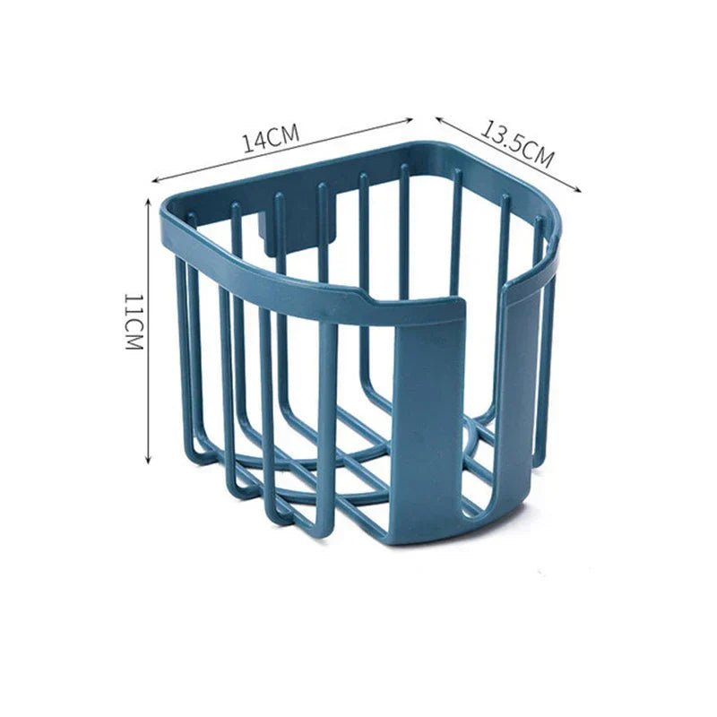 Punch - Free Toilet Paper Shelf Bathroom Kitchen Tissue Box Wall - Mounted Sticky Paper Storage Box Toilet Paper Holder Roll Paper - ADFIRE