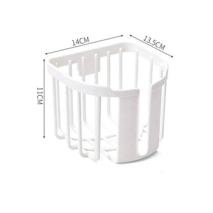 Punch - Free Toilet Paper Shelf Bathroom Kitchen Tissue Box Wall - Mounted Sticky Paper Storage Box Toilet Paper Holder Roll Paper - ADFIRE